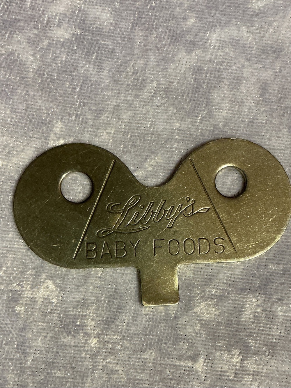Libby's Baby Foods Vintage Metal Key Bottle Opener